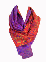 Cherry Kantha Scarf - India